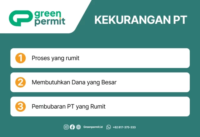 Kekurangan PT