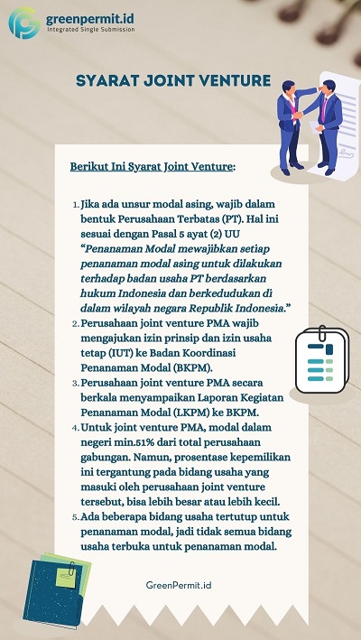 Syarat Joint Venture di Indonesia - Joint Venture Adalah - Green Permit - greenpermit.id