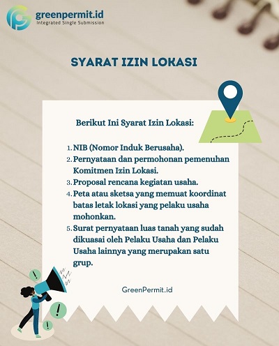 Syarat Izin Lokasi -Jasa Perizinan - Green Permit - greenpermit.id