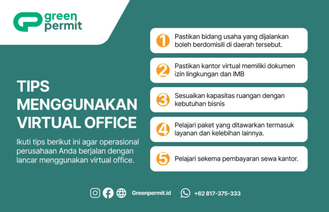 tips menggunakan virtual office