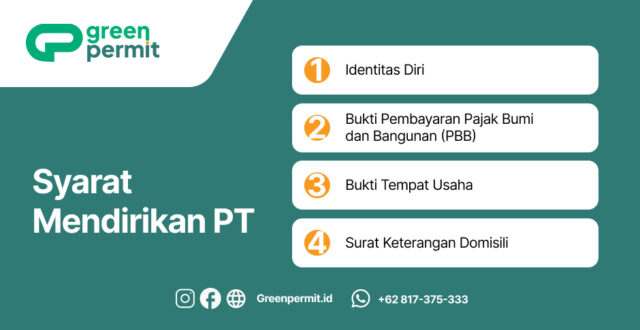 syarat mendirikan PT